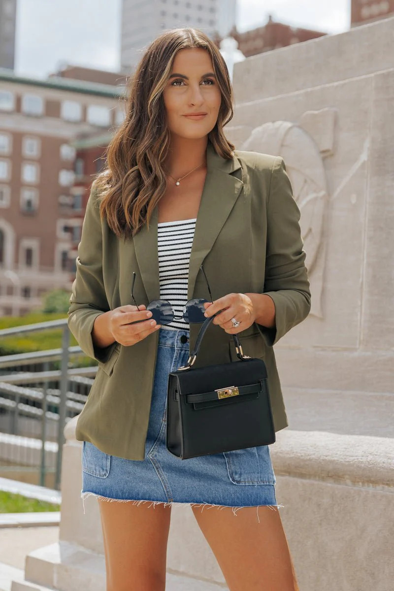 Steve Madden Olive Payton Blazer | Magnolia Boutique
