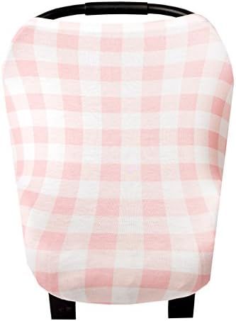 Baby Car Seat Cover Canopy and Nursing Cover Multi-Use Stretchy 5 in 1 Gift"London" by Copper Pea... | Amazon (US)