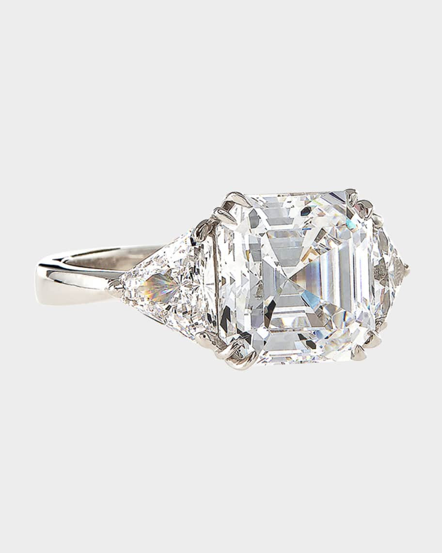 Fantasia by DeSerio 4.5 TCW Asscher-Cut Cubic Zirconia Ring | Neiman Marcus