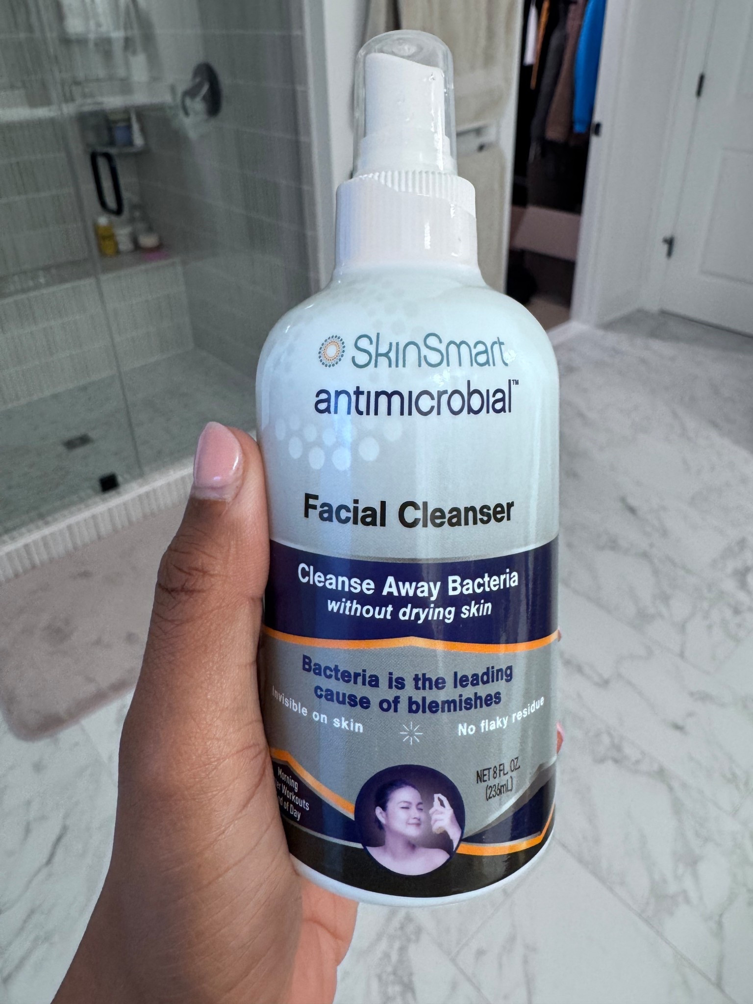 Every morning I rinse my face with water then apply this before skincare and my AM workout. Love!!! Also great post workout 

#LTKmorningroutine #LTKselfcare