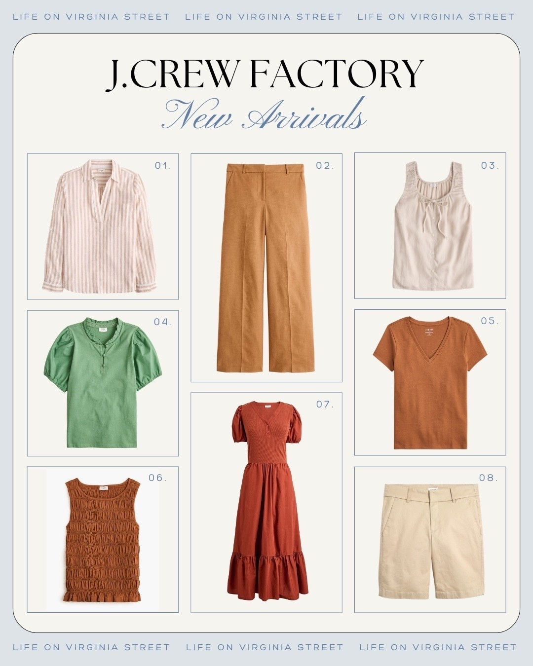 JCrew factory new arrivals 🙌🏻🙌🏻

#LTKdayinmylife #LTKSeasonal #

#LTKootd #LTKWorkwear #LTKOver40