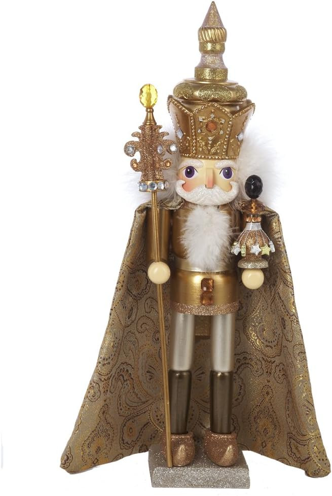 Kurt Adler 18-Inch Hollywood Gold King Nutcracker | Amazon (US)