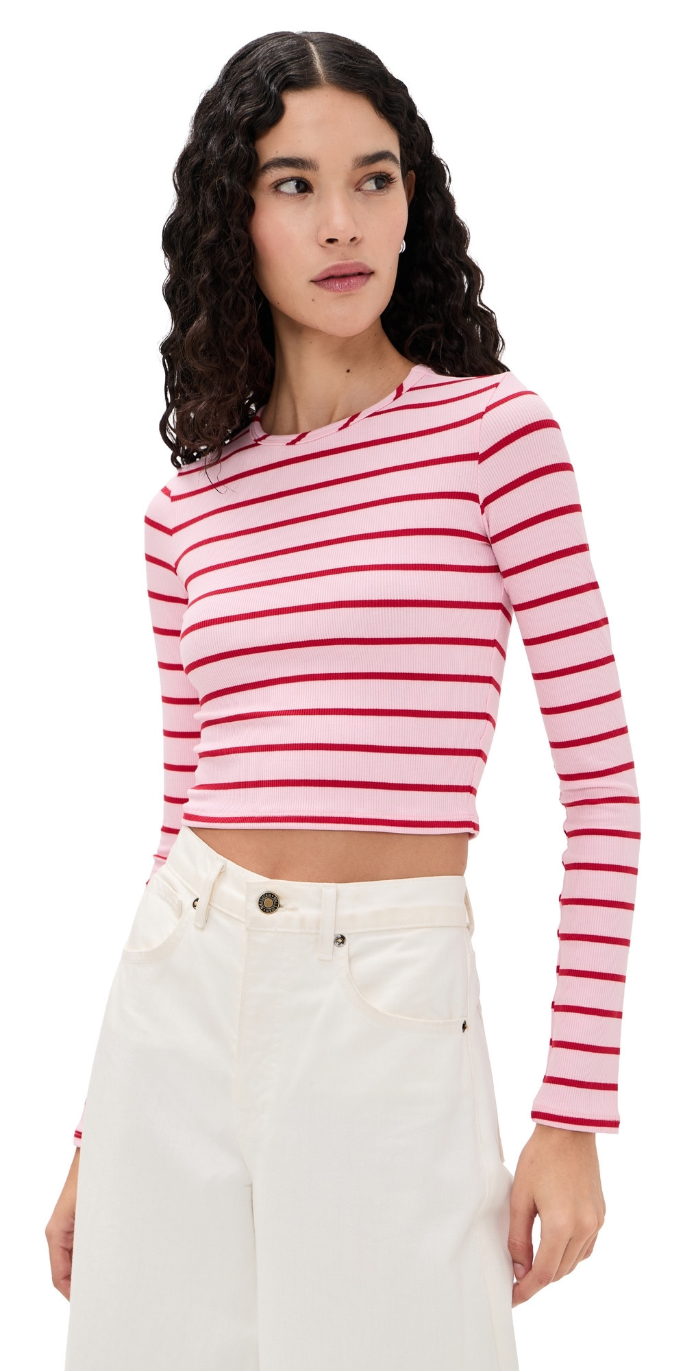 State & Lake Willow Tee Pink/Red XS | Shopbop