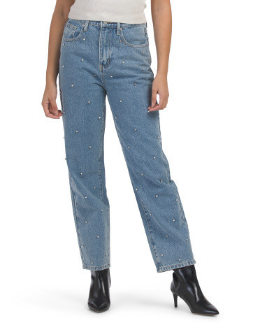 Rhinestone Embellished Jeans For Women | TJ Maxx