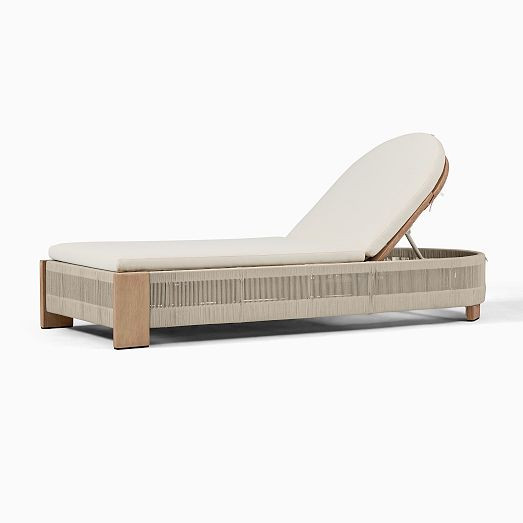 Porto Outdoor Chaise Lounge | West Elm (US)