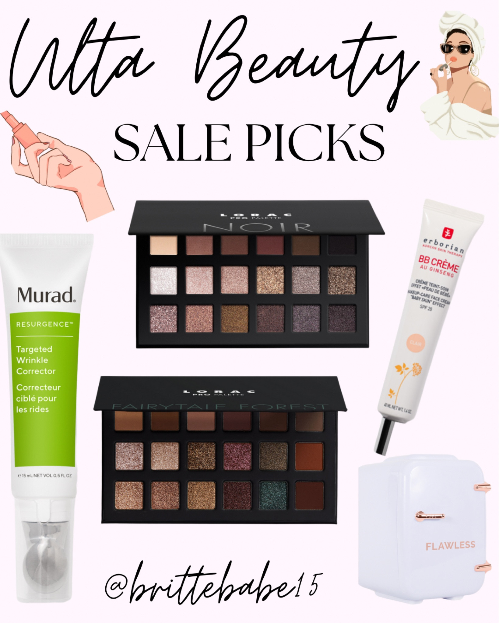 Todays Ulta Beauty sale picks! I use my Lorac Noir palette all the time and anything from Murad is worth the money! 🙌🏼💗 Happy shopping!

#LTKunder100 #LTKsalealert #LTKbeauty