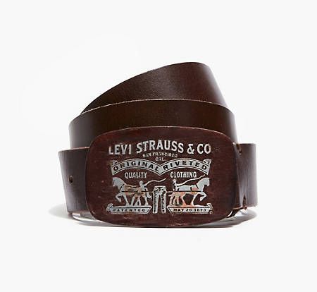 Horse Pull Buckle Leather Belt | LEVI'S (US)