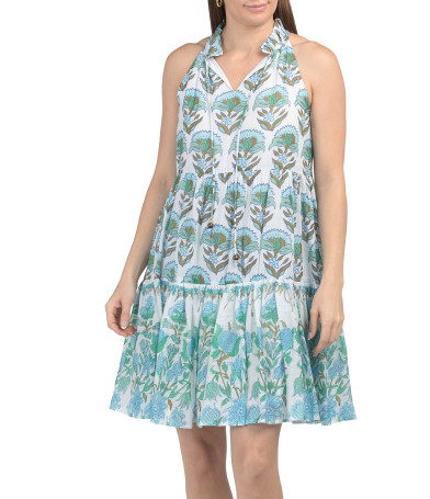 Block print sun dress, summer dress, dresses for her, beach cover up, swim coverup, bathing suit, block print, preppy, nantucket style, sleeveless sun dress, graduation dress, mother's day gift idea, baby shower, bridal shower, party dress for her 

 #LTKSeasonal #LTKOver40 #LTKFindsUnder50