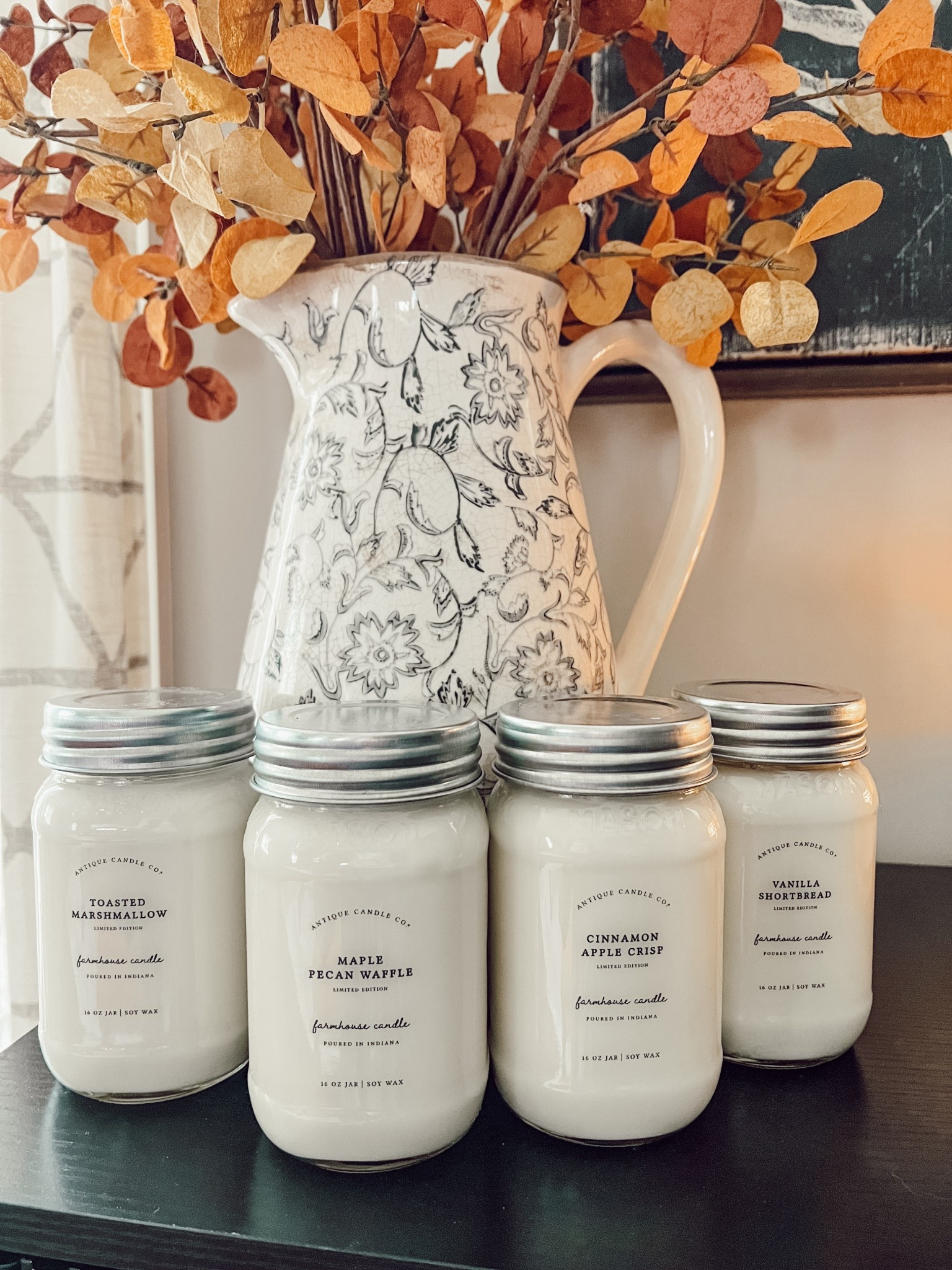 Last chance to get your fall candle testers from Antique Candle Co! You can get all four to try or just order one or two. And you can use my code “Macedonia20” to get 20% off too! 😉

#LTKHome #LTKSeasonal #LTKSaleAlert