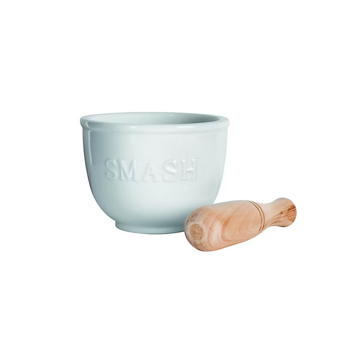 Everyday White® by Fitz and Floyd® "Smash" Mortar and Pestle | Bed Bath & Beyond | Bed Bath & Beyond