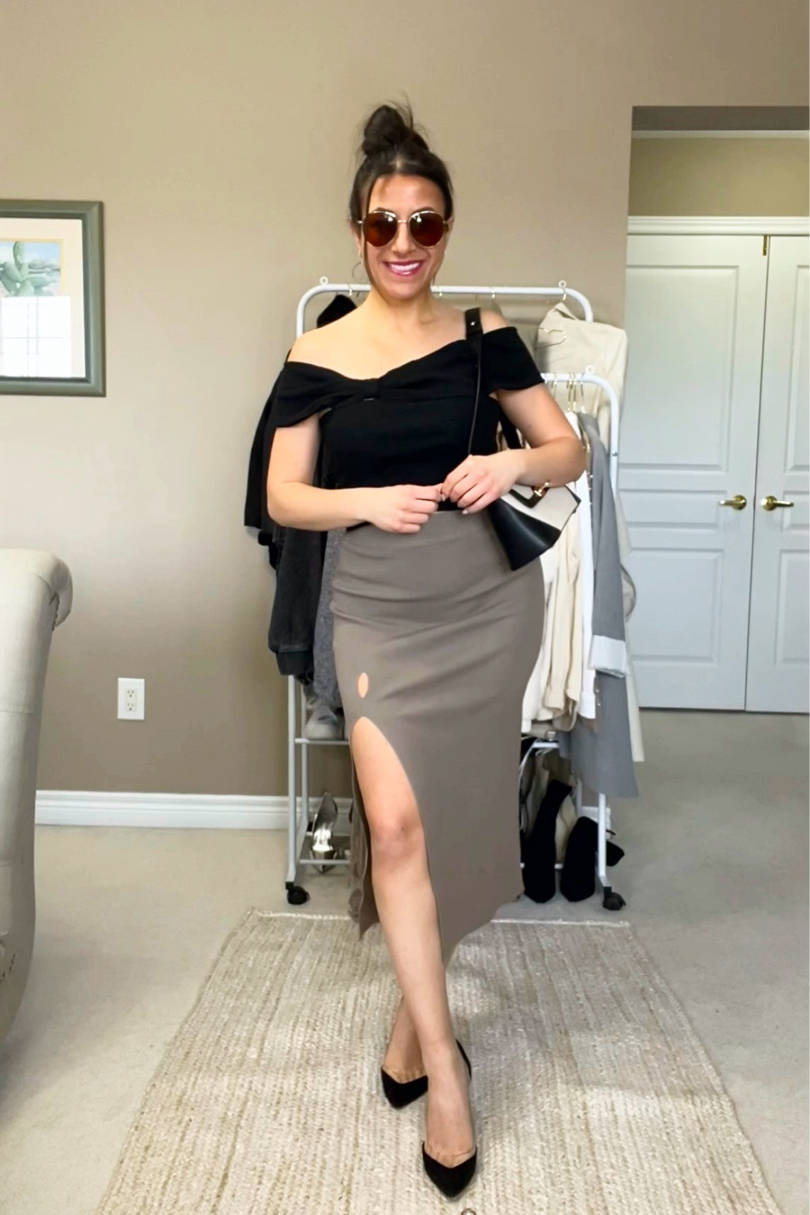 This super chic outfit from Chicwish has such a modern twist! Love all the little details that make this so unique! 
Use CODE claudiaaguzzo15 at checkout to save sitewide ✨ 
.
.
.
.
.
Spring style, knit skirt, spring looks, spring 2024 fashion, petite fashion, style over 30

#LTKover40 #LTKSeasonal #LTKstyletip