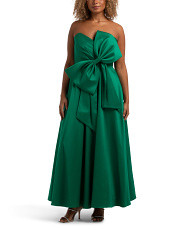 Strapless Bow Bodice Gown | Marshalls