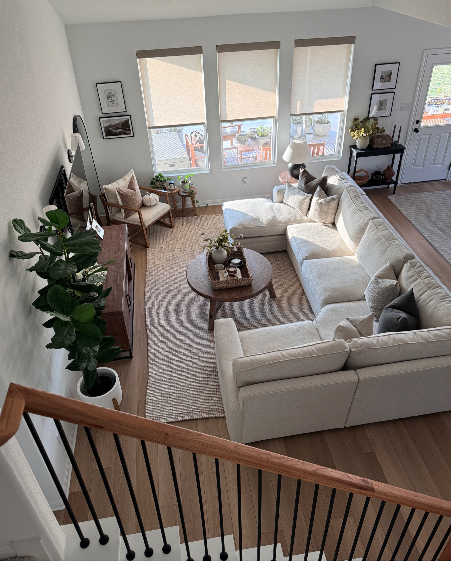 Living Room Views 🍁

Pottery Barn Sectional, jute rug, round coffee table, target finds, target style, floor length mirror, accent chair, living room styling, neutral living room 

#LTKSeasonal #LTKHome #LTKFindsUnder100