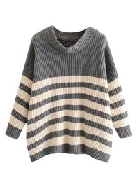 'Gracia' Striped Knitted Sweater (7 Colors) | Goodnight Macaroon