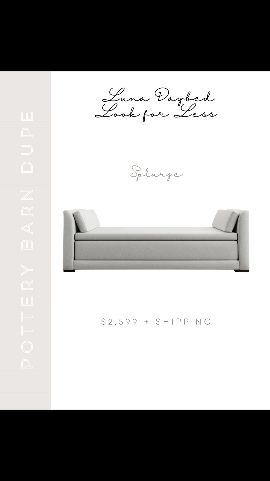 If you love the look of the Pottery Barn Luna daybed but don’t want to splurge, this is a great alternative!

#LTKSaleAlert #LTKHome