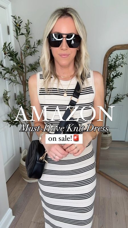 Amazon Must-Have Knit Dress! 🚨Sale alert! This striped knit dress is such a winner! 14 colors, sizes S-3XL available! Wearing apricot in small. Fits tts. It’s stretchy and comfy! Bump-friendly, too! Love this dress casually or dressed up with a heel! Perfect as a beach coverup, too! 

Summer dress, striped dress, vacation outfit, vacation dress, vacation outfit, elevated casual, summer outfit, easy outfit, casual outfit, casual dress 

#LTKStyleTip #LTKSaleAlert #LTKFindsUnder50
