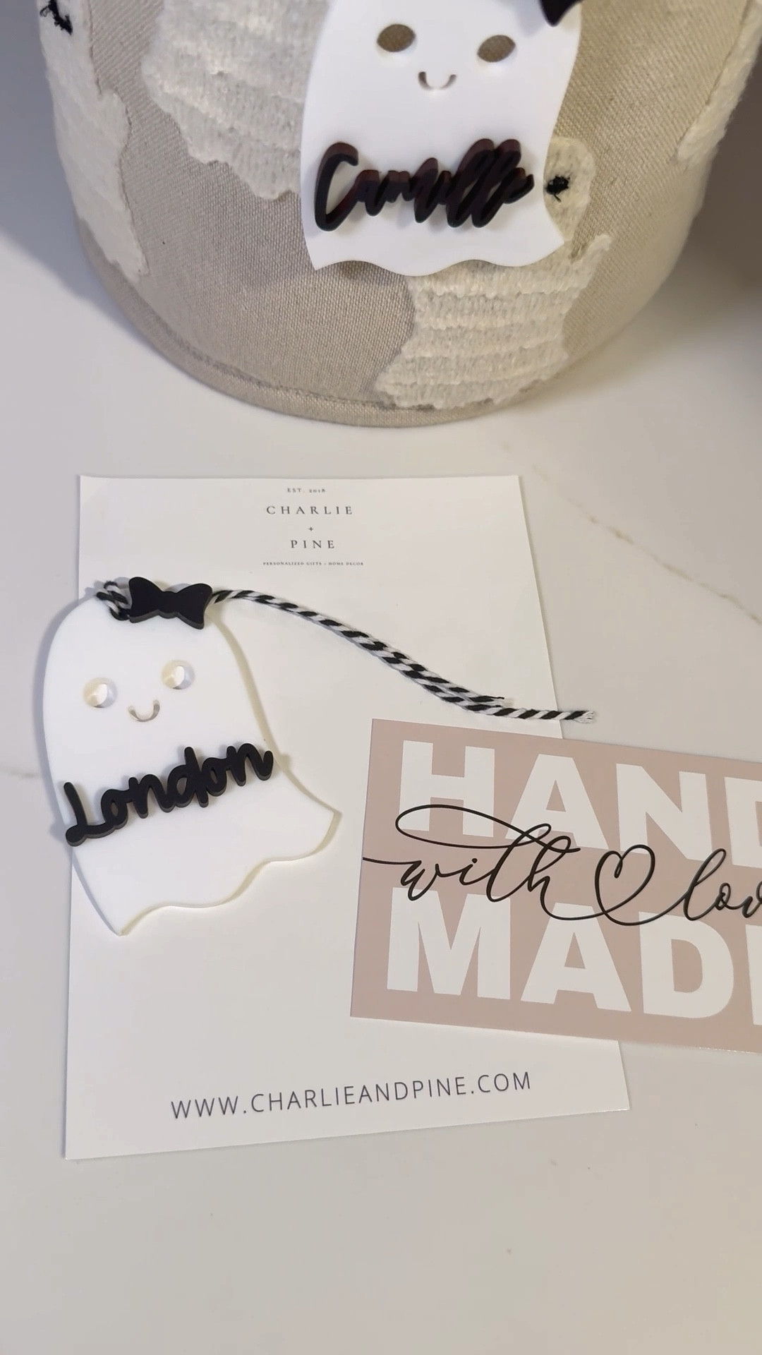 Boo bag tags ! 👻 🏷️ 

I have been getting all of the girls holiday bag tags from Charlie and Pine who I found on Etsy years ago . They are so sweet, ship quickly  and do an amazing job 🫶🏽 how cute are these ghosts with bows ! 

Bonus: She is currently having a sale 👌🏽

#LTKKids #LTKHalloween #LTKSaleAlert