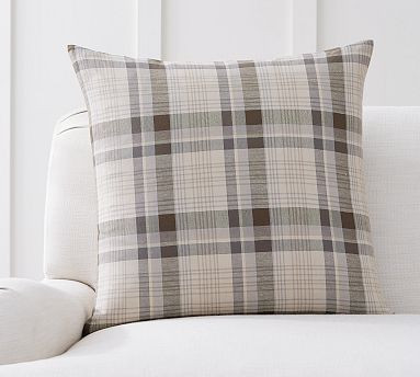 Colin Plaid Pillow Cover | Pottery Barn (US)