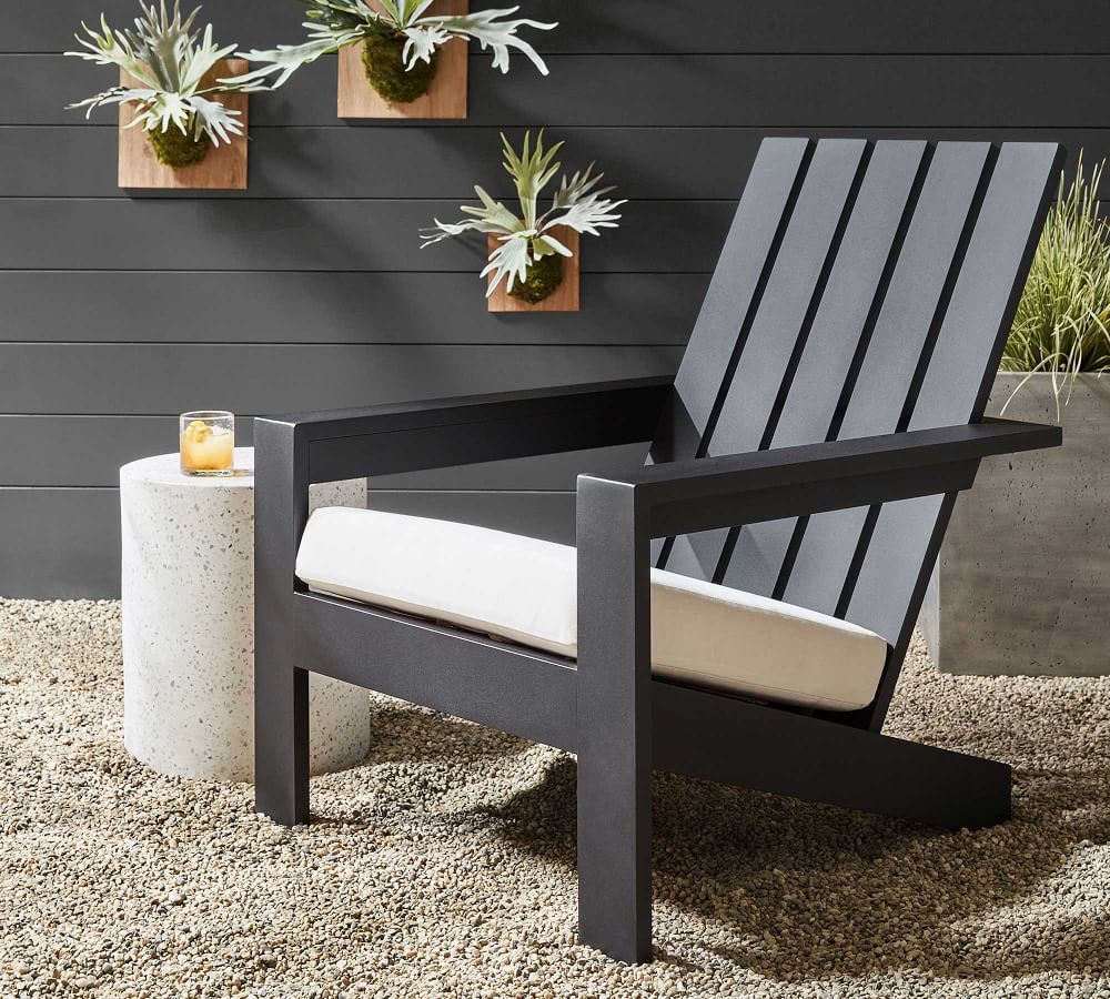 Malibu Metal Adirondack Lounge Chair | Pottery Barn (US)