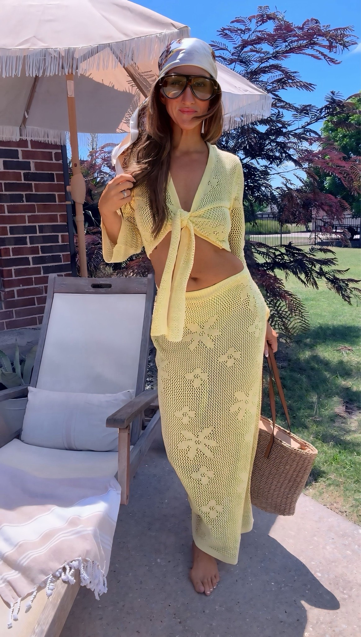 This yellow is perfect! Swim cover up for summer vacation. All from amazon! Size small. Vacation outfits beach

#LTKTravel #LTKSwim