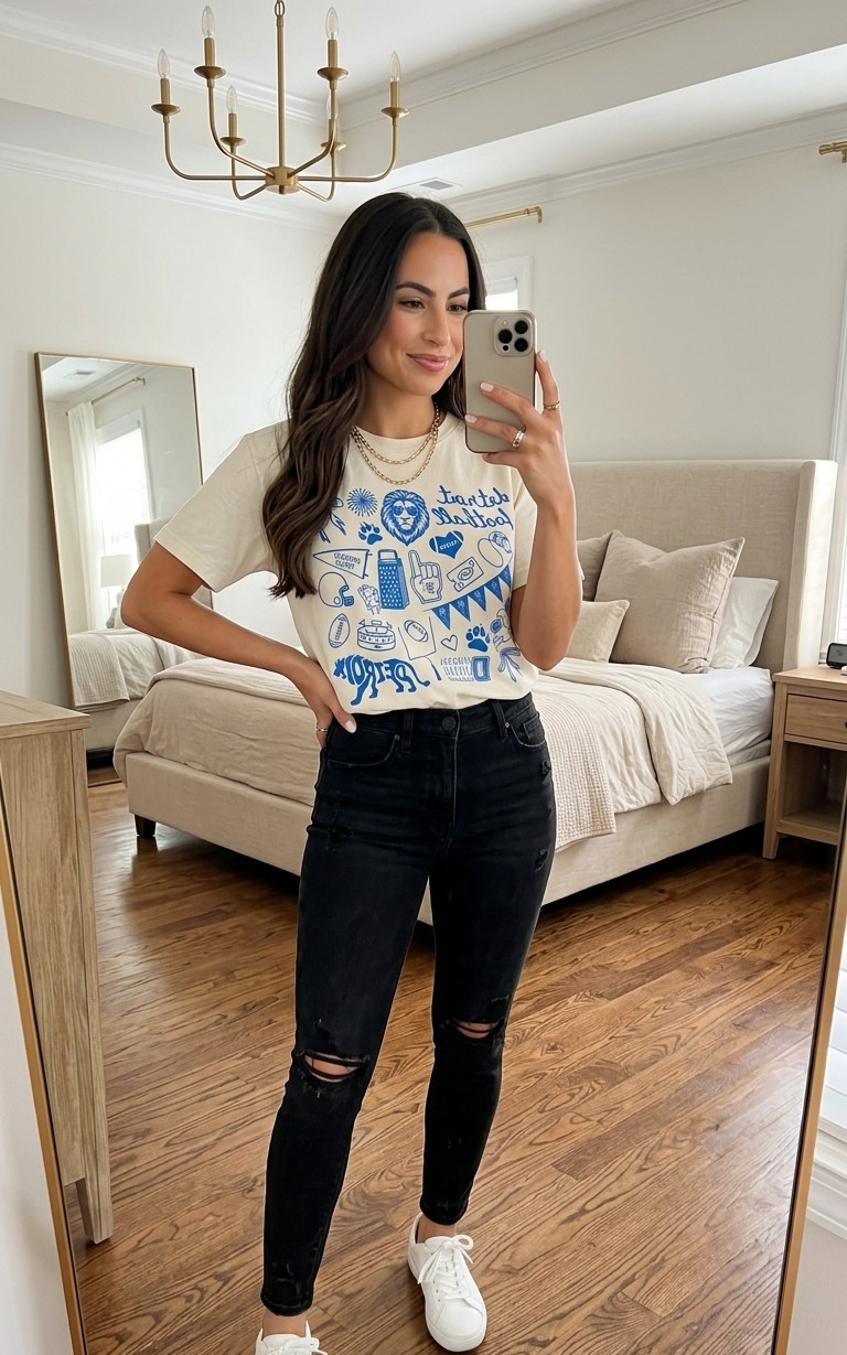 Detroit Lions game day outfit ideas 🦁💙🏈 Sharing cute Detroit Lions outfits and women’s Lions apparel for football season! Perfect for a Lions game at Ford Field, Detroit tailgates, watch parties, sports bars, and football Sundays. Mixing affordable Lions gear with everyday pieces for game day looks you’ll actually want to wear.

#DetroitLions #LionsGameDay #DetroitLionsOutfit #LionsOutfit #LionsApparel #DetroitLionsApparel #LionsFootball #OnePride #FordField #GameDayOutfit #FootballOutfit #NFLGameDay #NFLStyle #TailgateOutfit #FootballSunday #DetroitStyle #DetroitFashion #WomensNFLApparel #GameDayStyle #LTKStyle #LTKFinds
 

 