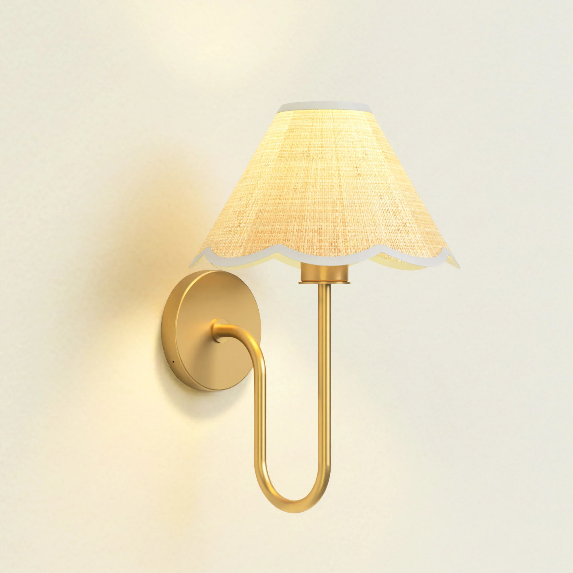 Lyra Clamp Cone Wall Light Sconce | Rowabi