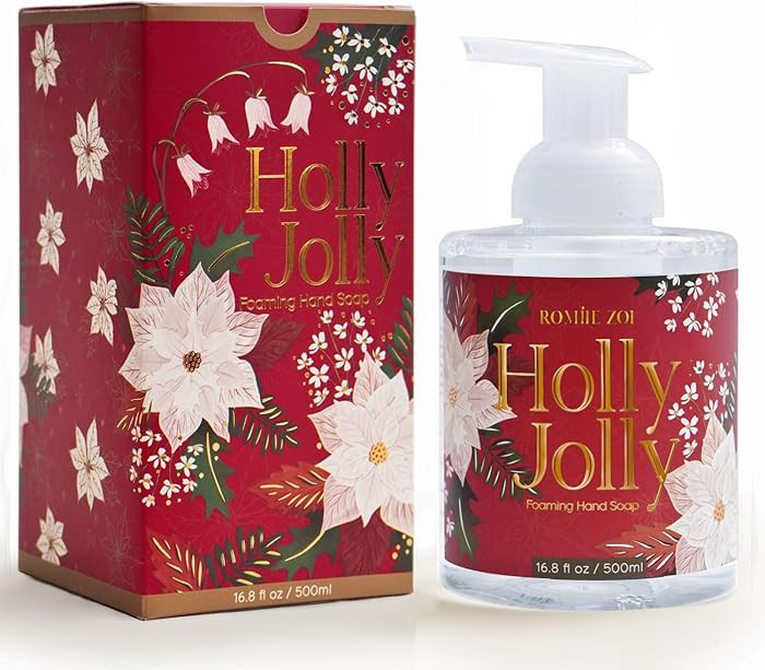 ROMIIE ZOI Christmas Foaming Hand Soap with Gift Box - Holly Jolly, Infused with Citrus & Pine Ar... | Amazon (US)