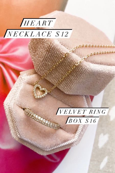 Christmas gift ideas from Amazon 
Jewelry 
Ring box 
Velvet box 
Jewelry box 
Stocking stuffer 


#LTKHoliday #LTKGiftGuide #LTKunder50