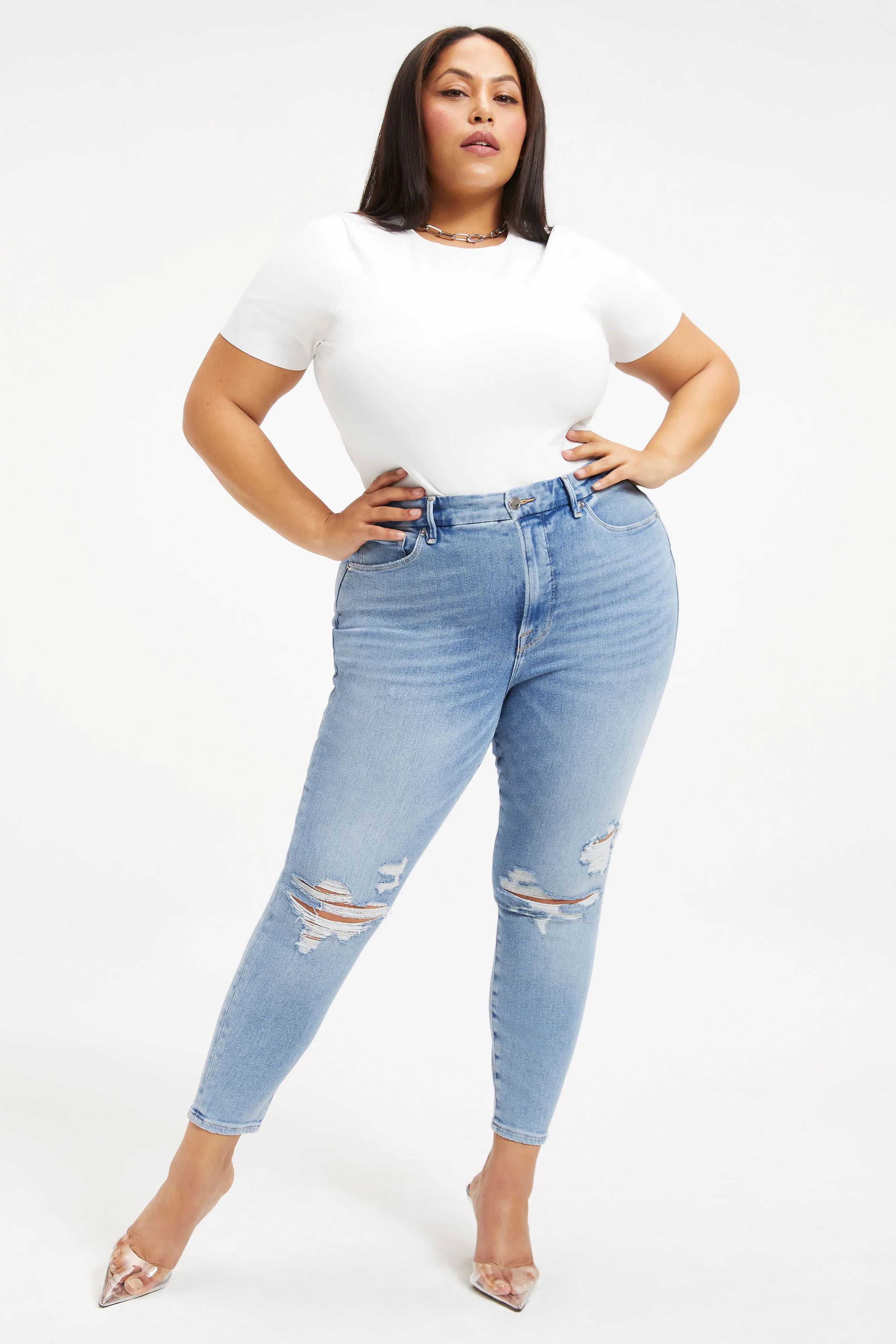 GOOD WAIST CROP | INDIGO138 | Good American