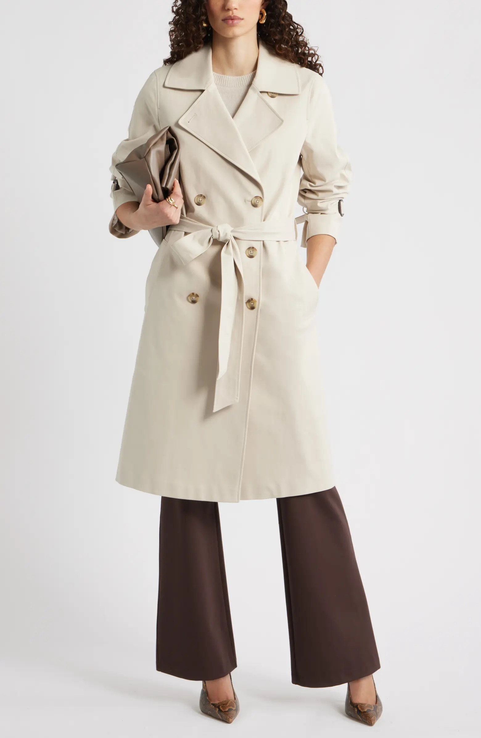 Stretch Cotton Trench Coat | Nordstrom