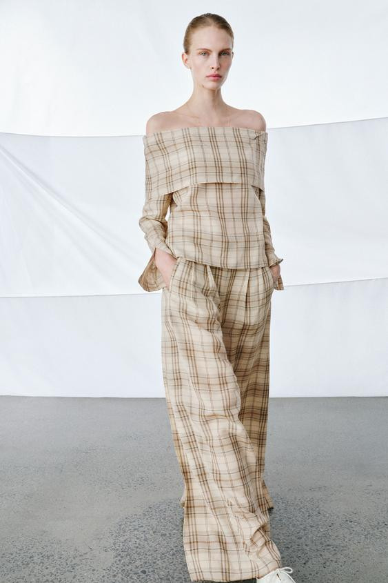 CHECK TROUSERS ZW COLLECTION | Zara UK