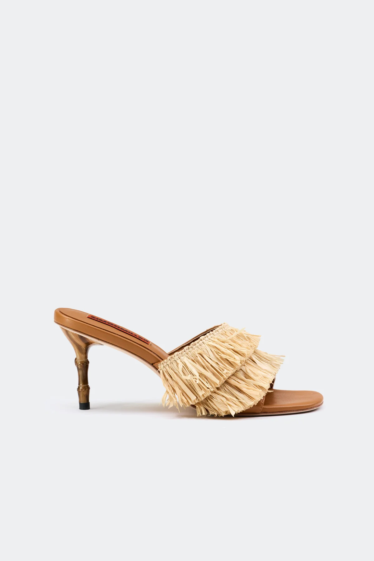 Fringe Playa Bamboo Heel in Natural | SIMONMILLER | Simon Miller