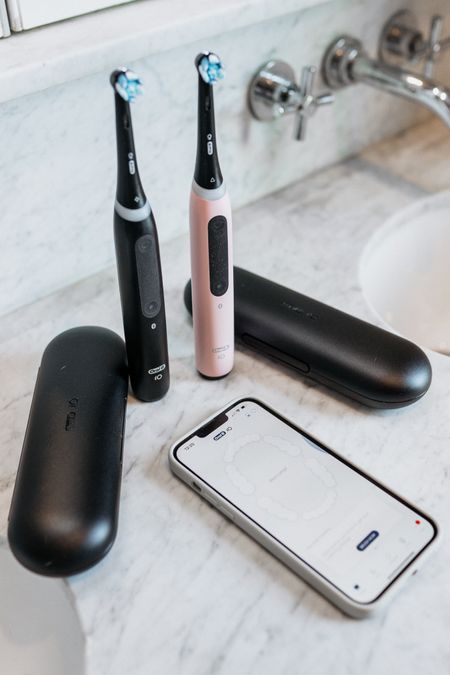 ORAL B IO5 TOOTHBRUSH with Bluetooth capability for the optimal cleaning experience that syncs to your phone so you can track your brushing progress and pressure. Check out my IG for more details! 

#LTKbeauty #LTKcurves #LTKfamily