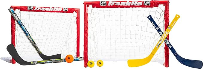 Franklin Sports - NHL Kids Folding Hockey Goals Set - (2) Street Hockey & Knee Hockey Goals - (2)... | Amazon (US)