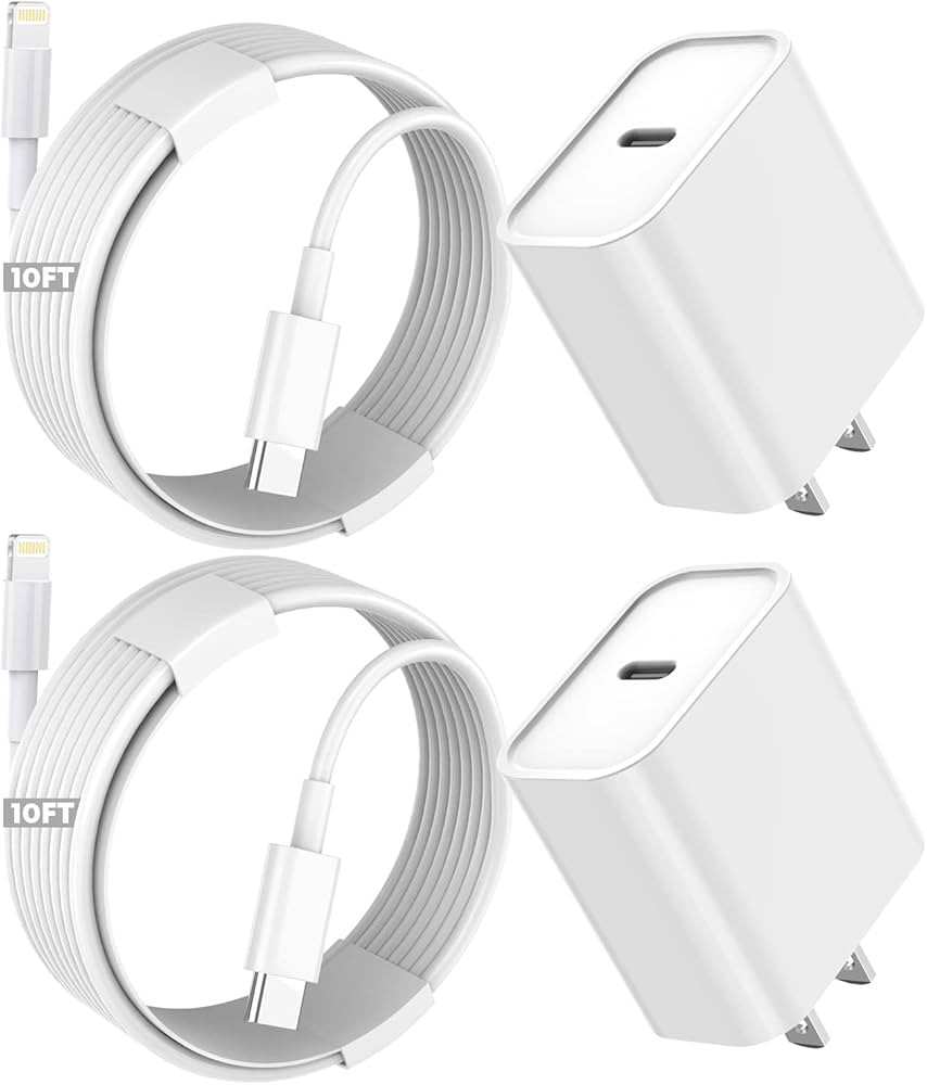 iPhone Fast Charger,Extra Long iPhone Charger Fast Charging 10Foot 2Pack i Phone Chargers 10FT US... | Amazon (US)