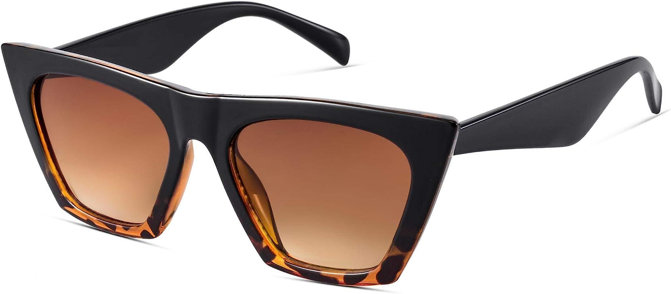 Mosanana Square Cat Eye Sunglasses for Women Trendy Style MS51801 | Amazon (US)