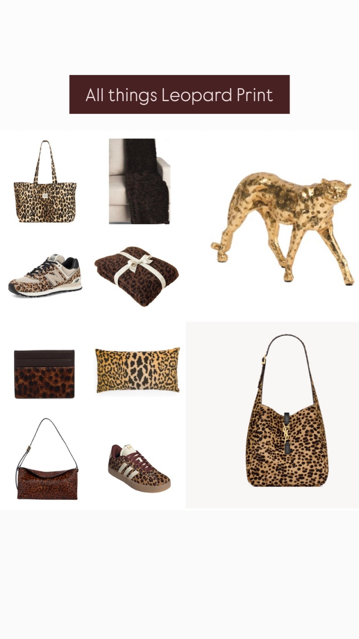 I’ve always loved leopard print whether it’s on a throw or on a cute handbag! Leopard will always be in style!

#LTKHome #LTKSaleAlert #LTKOver40