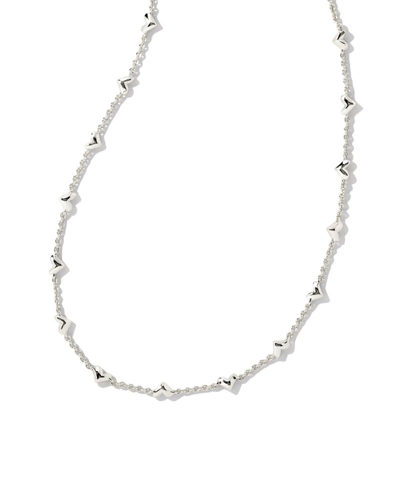 Haven Heart Strand Necklace in Silver | Kendra Scott