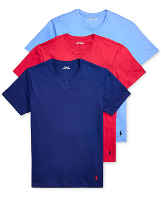 Men's 3-Pack Classic Crewneck Undershirts | Macy's