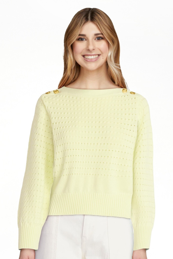 Free Assembly Women's Button Shoulder Sweater with Long Sleeves, Sizes XS-XXL | Walmart (US)