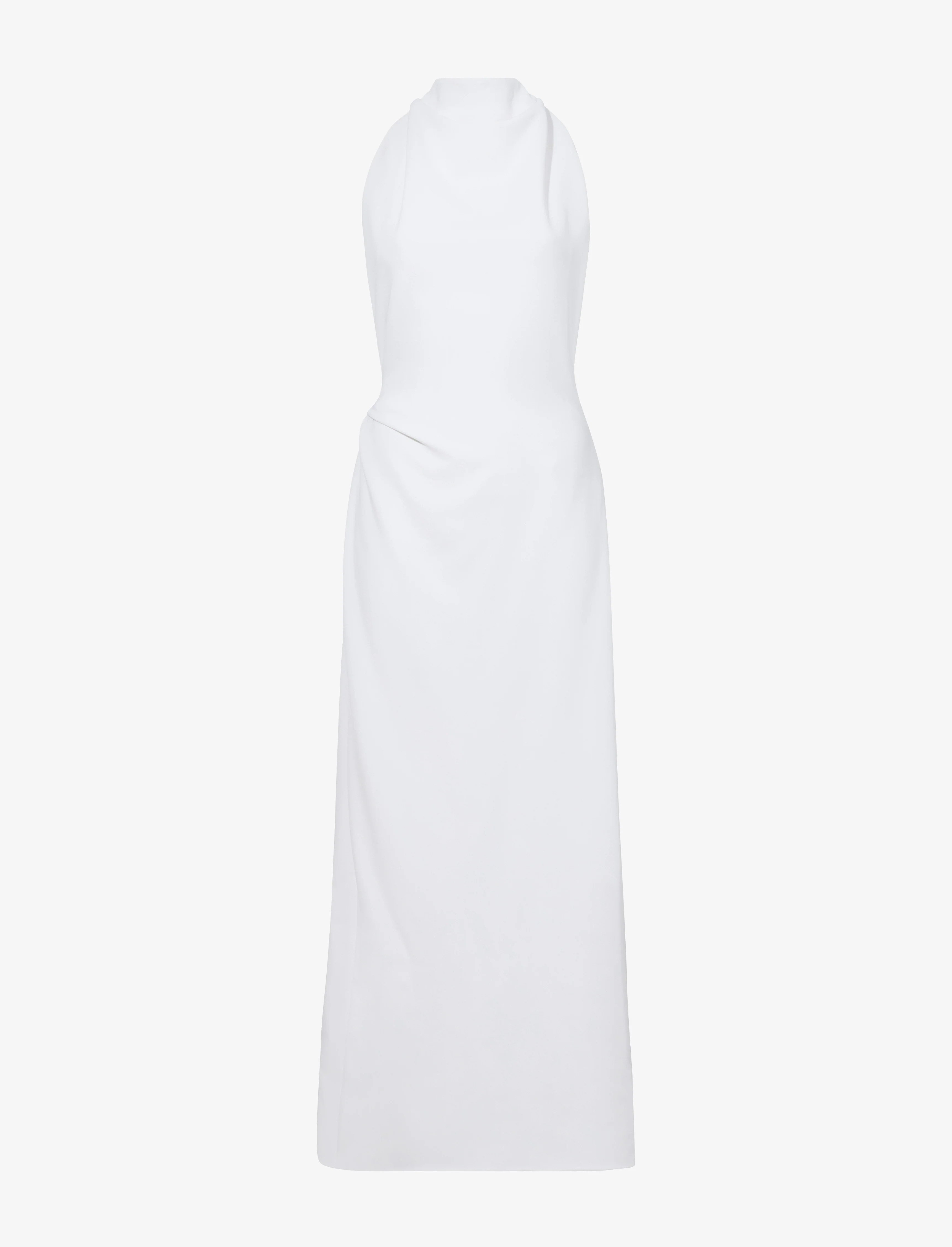 The Selena Twist Back Dress in Matte Double Crepe is cut in matte crepe with a fluid drape. Featu... | Proenza Schouler LLC