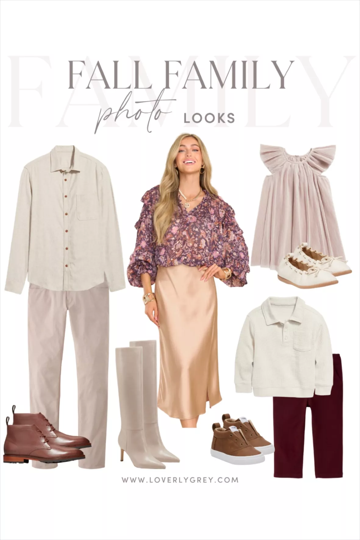 Outfit Ideas for Holiday Family Photos - Loverly Grey