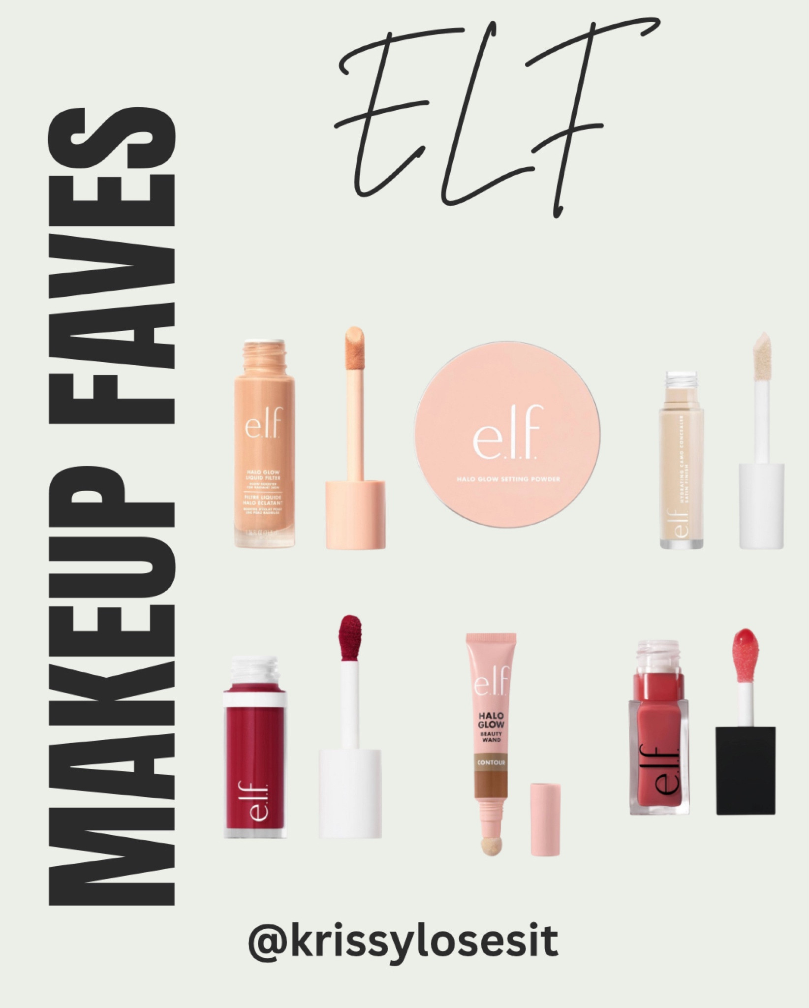 My favorite ELF cosmetics. I love ELF because their quality compared to price is outstanding! 

#LTKover40 #LTKSpringSale #LTKmidsize