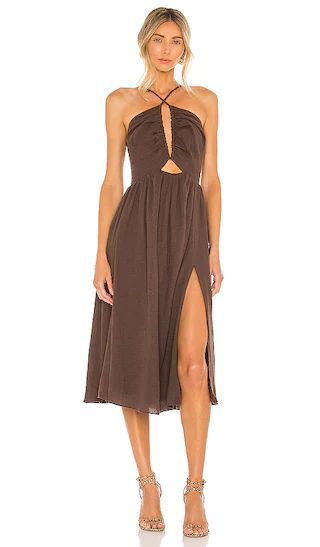Adalia Dress in Brown | Revolve Clothing (Global)