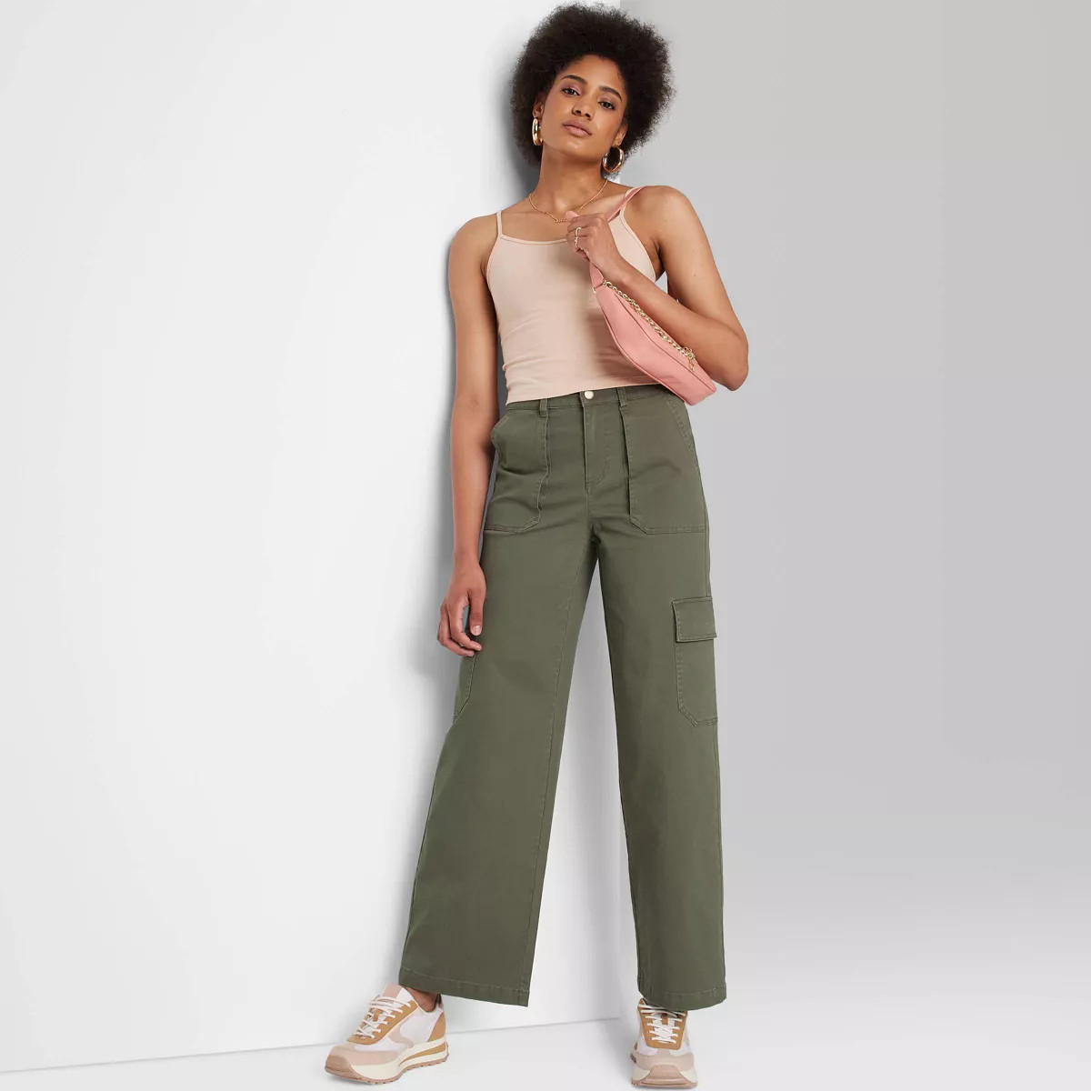 Women's High-Rise Straight Leg Cargo Pants - Wild Fable™ | Target