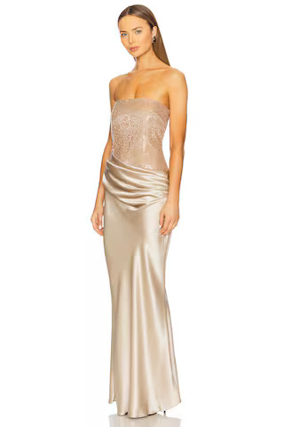 retrofete Alexandra Dress in Latte from Revolve.com | Revolve Clothing (Global)