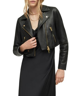 Elora Leather Biker Jacket | Bloomingdale's (US)