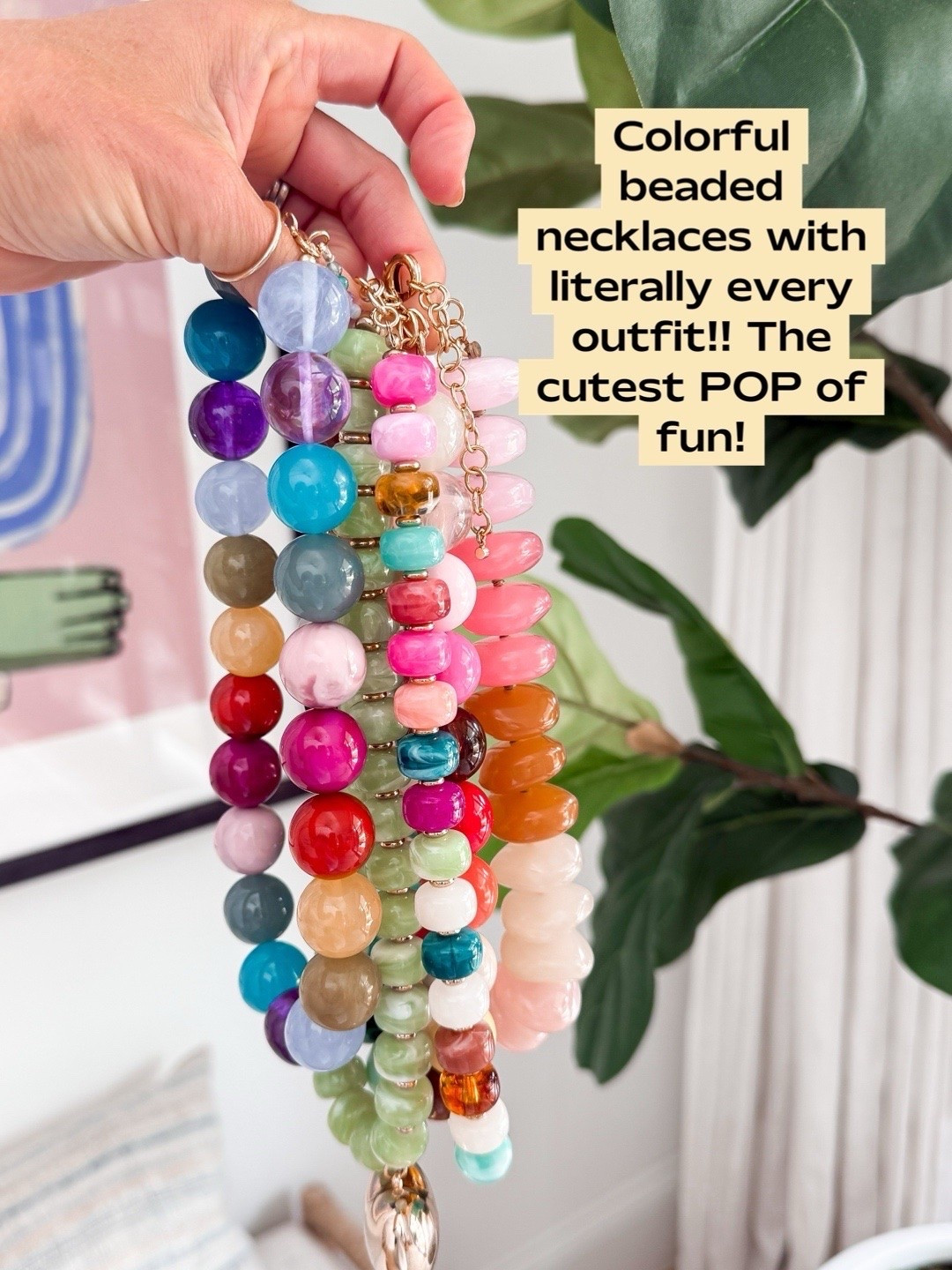 Loving beaded necklaces this season!

#LTKdayinmylife #LTKootd #LTKgrwm