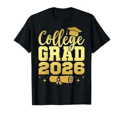 College Graduate Class Of 2026 Grad Graduation Seniors T-Shirt | Amazon (US)