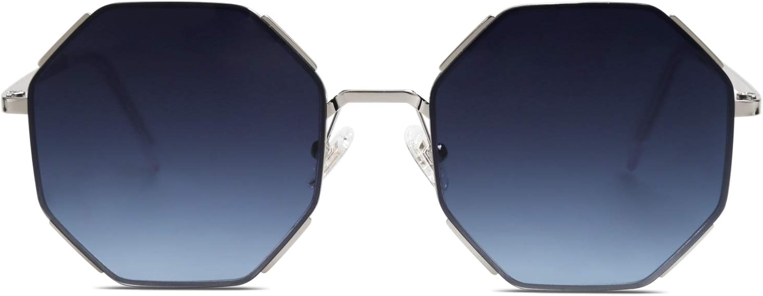 SOJOS Sunglasses for Women Men Classic Retro Polygon Shades UV400 | Amazon (US)